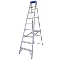 INDALEX Pro Series Aluminium Single Sided Step Ladder 8ft 2.4m