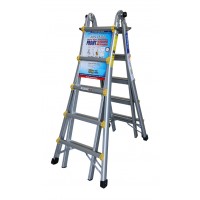 INDALEX Pro Series Aluminium Telescopic Ladder 19ft 1.6m - 5.4m