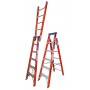 INDALEX Pro Series Fibreglass Dual Purpose Ladder 6ft 1.8m - 3.2m image