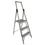 INDALEX Tradesman Aluminium Slimline Platform Ladder 3 Steps 1.8m/0.9m image