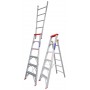 INDALEX Tradesman Aluminium Dual Purpose Ladder 6ft 1.8m - 3.2m image