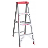 INDALEX Tradesman Aluminium Single Sided Step Ladder 4ft 1.2m