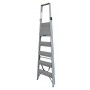 INDALEX Tradesman Aluminium Slimline Platform Ladder 5 Steps 2.4m/1.5m image