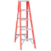 INDALEX Tradesman Fibreglass Double Sided Step Ladders 5ft 1.5m