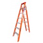 INDALEX Tradesman Fibreglass Dual Purpose Ladder 7ft 2.1m - 3.8m image