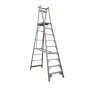 INDALEX Pro Series Aluminium Platform Ladder 150kg 9 Steps 2.7m Platform image