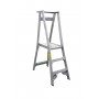 INDALEX Pro Series Aluminium Platform Ladder 180kg 3 Steps 0.9m Platform image