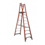 INDALEX Pro Series Fibreglass Platform Ladder 150kg 9 Steps 2.7m Platform image