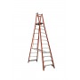 INDALEX Pro Series Fibreglass Platform Ladder 150kg 12 Steps 3.6m Platform image
