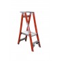 INDALEX Pro Series Fibreglass Platform Ladder 180kg 2 Steps 0.6m Platform image