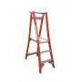 INDALEX Pro Series Fibreglass Platform Ladder 180kg 3 Steps 0.9m Platform image