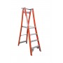 INDALEX Pro Series Fibreglass Platform Ladder 180kg 4 Steps 1.2m Platform image
