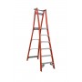 INDALEX Pro Series Fibreglass Platform Ladder 180kg 6 Steps 1.8m Platform image