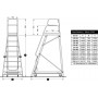 Stockmaster Navigator Mobile Platform Ladder 2.295m image