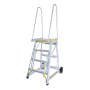 Stockmaster Step-Thru Mobile Access Platform Ladder 1.145m image