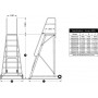 Stockmaster Step-Thru Mobile Access Platform Ladder 2.005m image