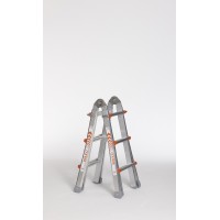 WAKU Aluminium Telescopic Ladder 1.02m - 3.10m