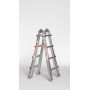 WAKU Aluminium Telescopic Ladder 1.29m - 4.20m image