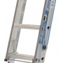 BAILEY Professional Punchlock Aluminium Extension Ladder 12 with Leveller 150kg 3.7m - 6.2m image